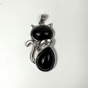 Sort Obsidian kattevedh�ng 
