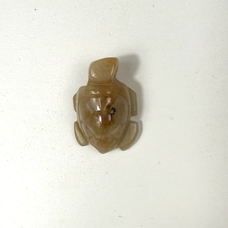 Gul jade, skilpadde mini 