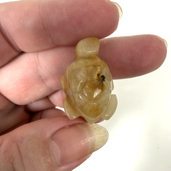 Gul jade, skilpadde mini 