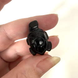 Sort Obsidian, skilpadde mini 