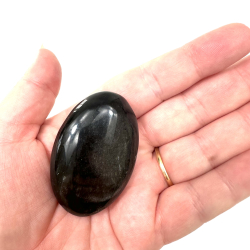 Slv Obsidian Palmstone