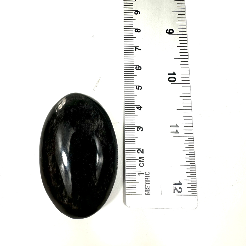 Slv Obsidian Palmstone