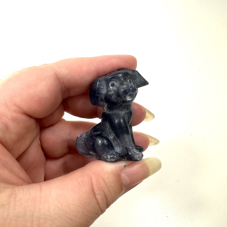 Bl Aventurin stor hund 