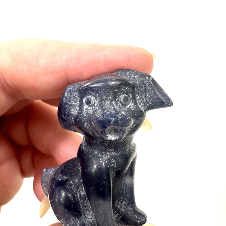 Bl Aventurin stor hund 