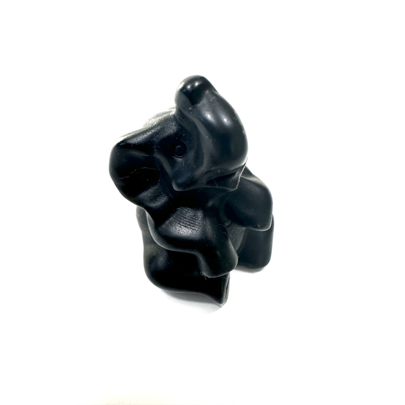 Sort Obsidian, siddende elefant 