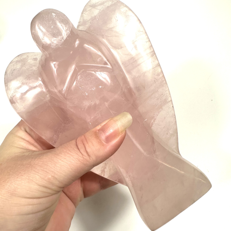 Rosakvarts Engel XXL 