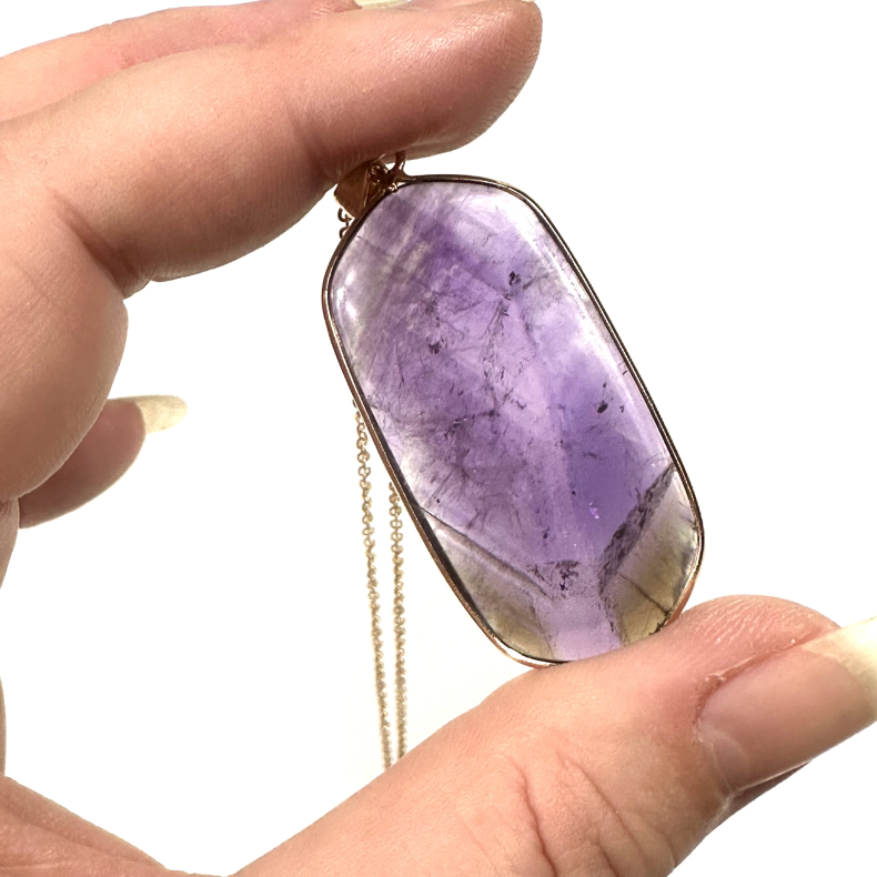 Ametyst Vedhng med Kde 