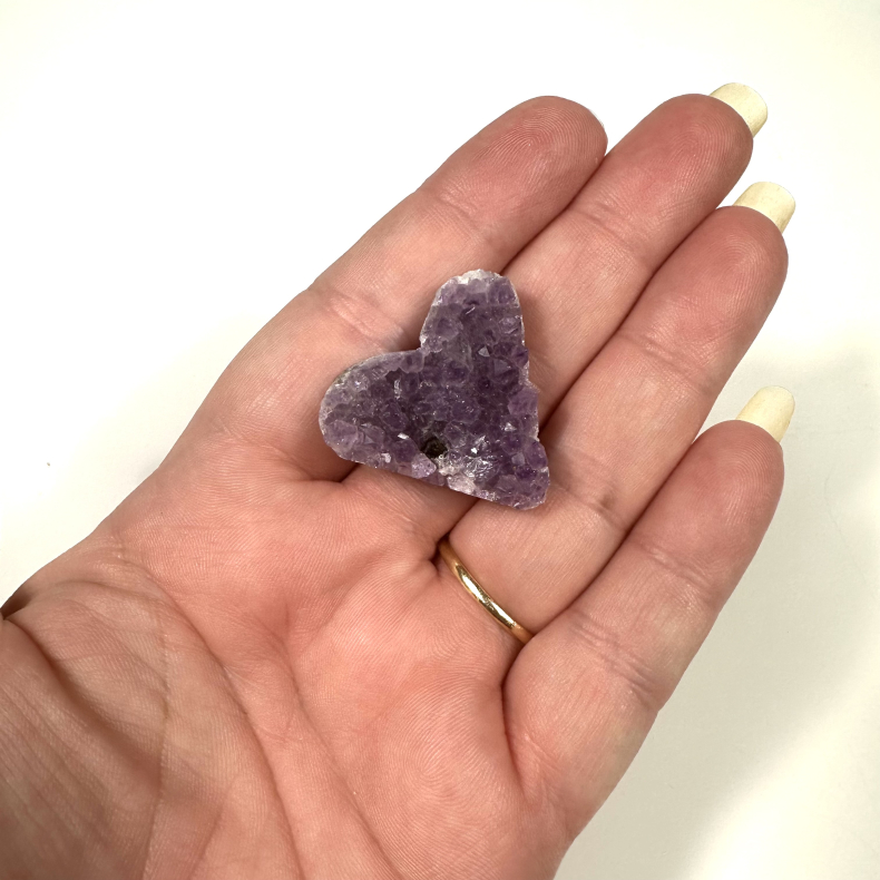 Ametyst hjerte, mellem i R