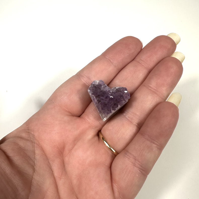 Ametyst hjerte, lille i R