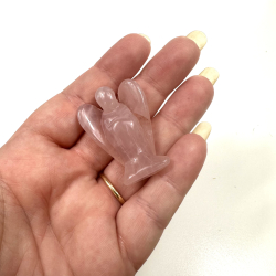 Rosakvarts Engel,  lille 