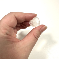 Bjergkrystal mini hjerte 