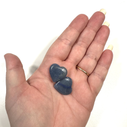 Bl Aventurin mini hjerte 