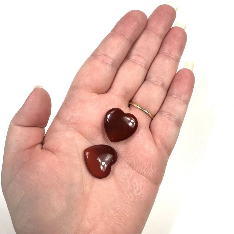 Karneol hjerte 