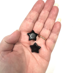 Sort Obsidian stjerne 