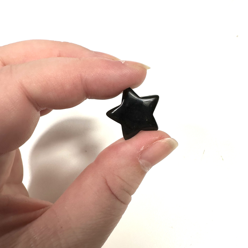 Sort Obsidian stjerne 