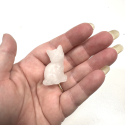 Bjergkrystal siddende kat 