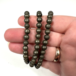 Pyrit armbnd, 6 mm
