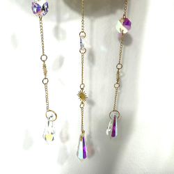 Citrin krystaller i m�ne oph�ng m. Prismer 