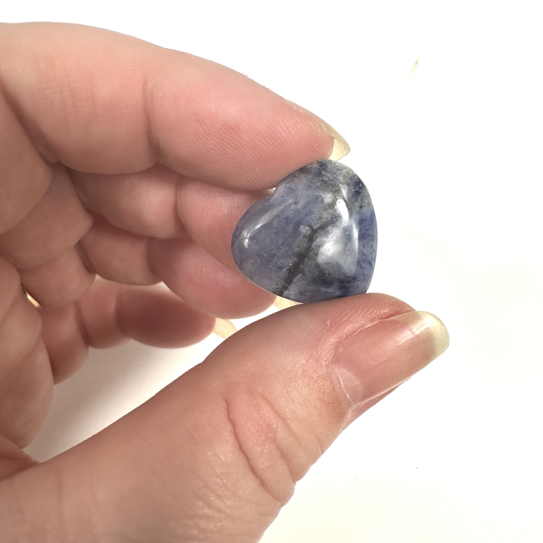 Sodalit, mini hjerte 