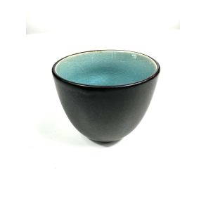 Krus m turkis farve inden i