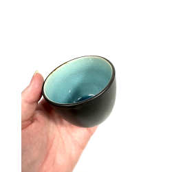 Krus m turkis farve inden i