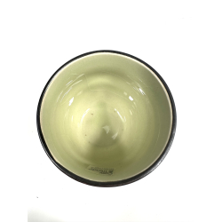 Krus m grn farve inden i