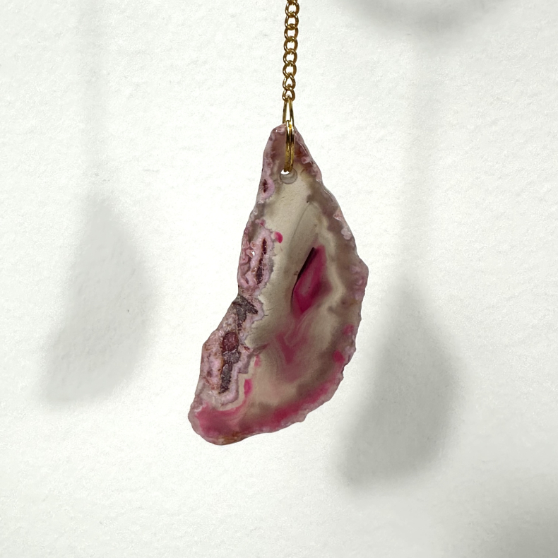 Rosakvarts og pink agat, prisma 