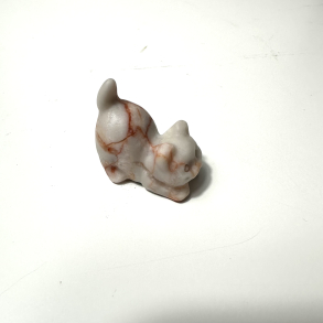 Rd Vein Jaspis, stende kat 