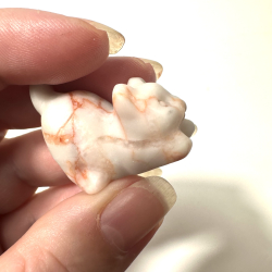 Rd Vein Jaspis, stende kat 