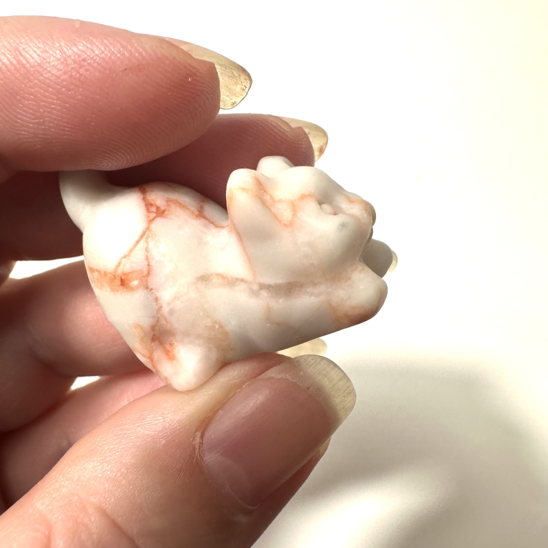 Rd Vein Jaspis, stende kat 