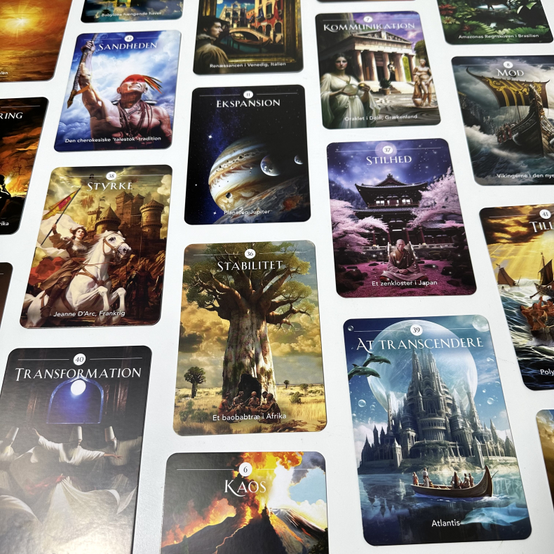 Rejse i tid og rum, orakelkort 