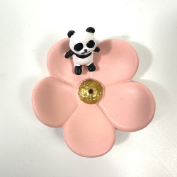 Rgelsesholder med panda i blomst 
