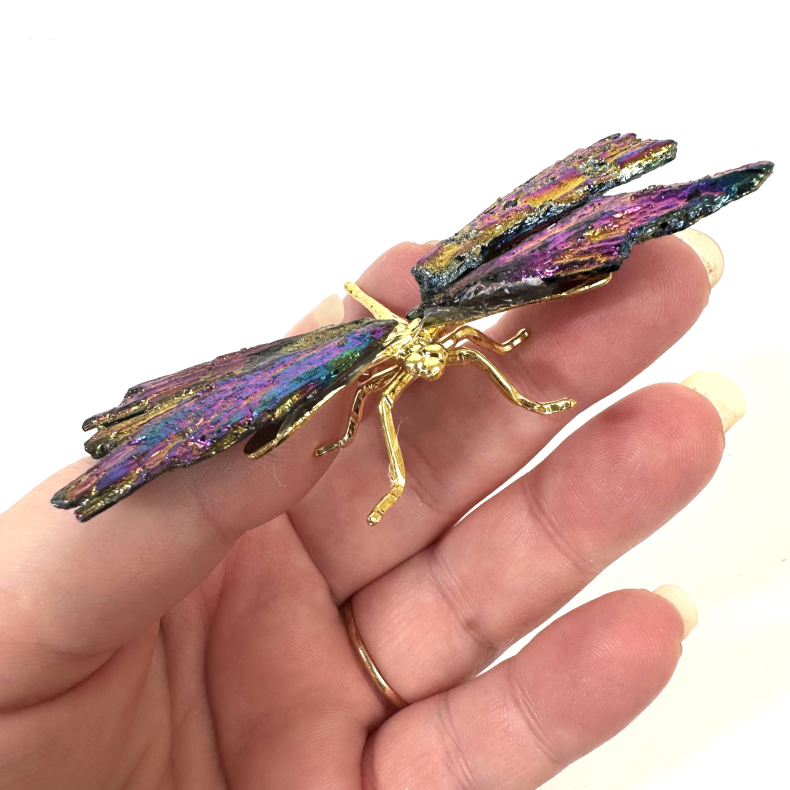 Heksesten, guldsmed m guld krop