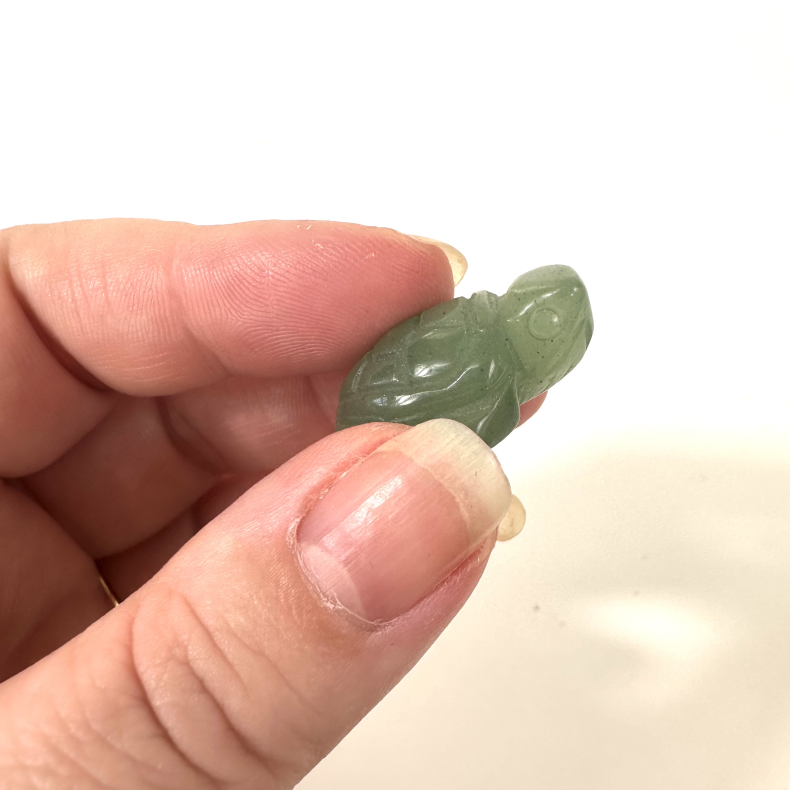 Grn Aventurin, skildpadde mini 