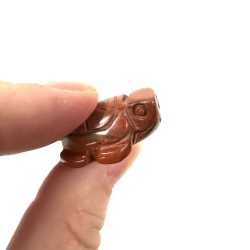 Rd Jaspis, skildpadde mini 