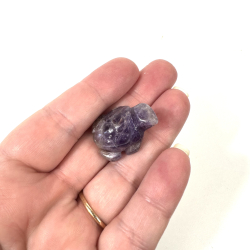 Ametyst, skilpadde mini 