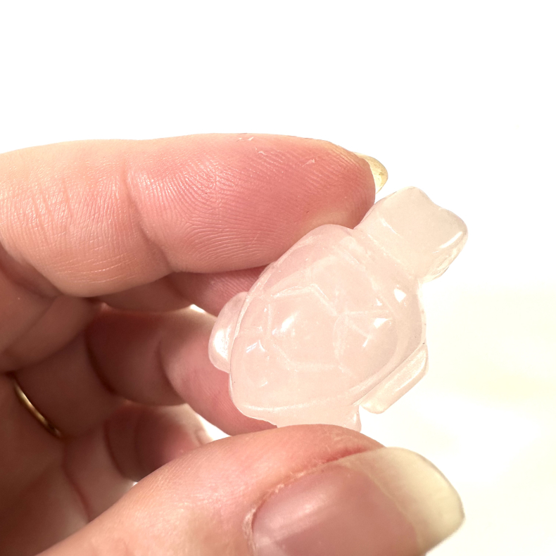 Rosakvarts, skildpadde 