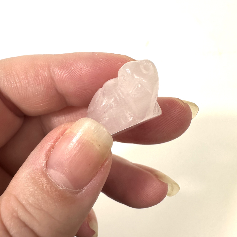 Rosakvarts, skildpadde 