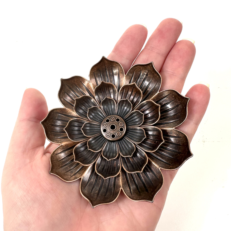 Rgelsesholder blomst i kobber 