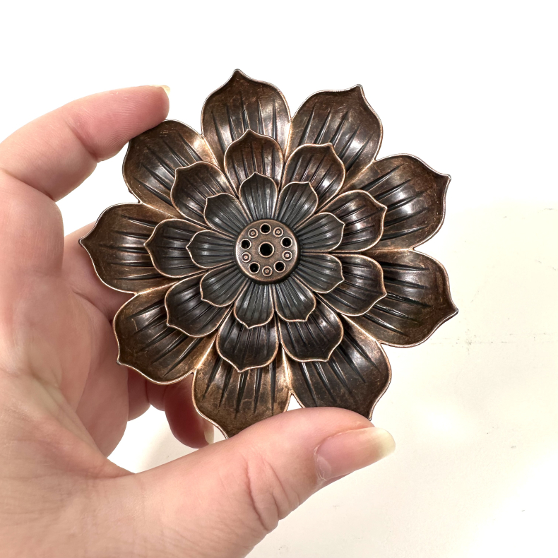 Rgelsesholder blomst i kobber 