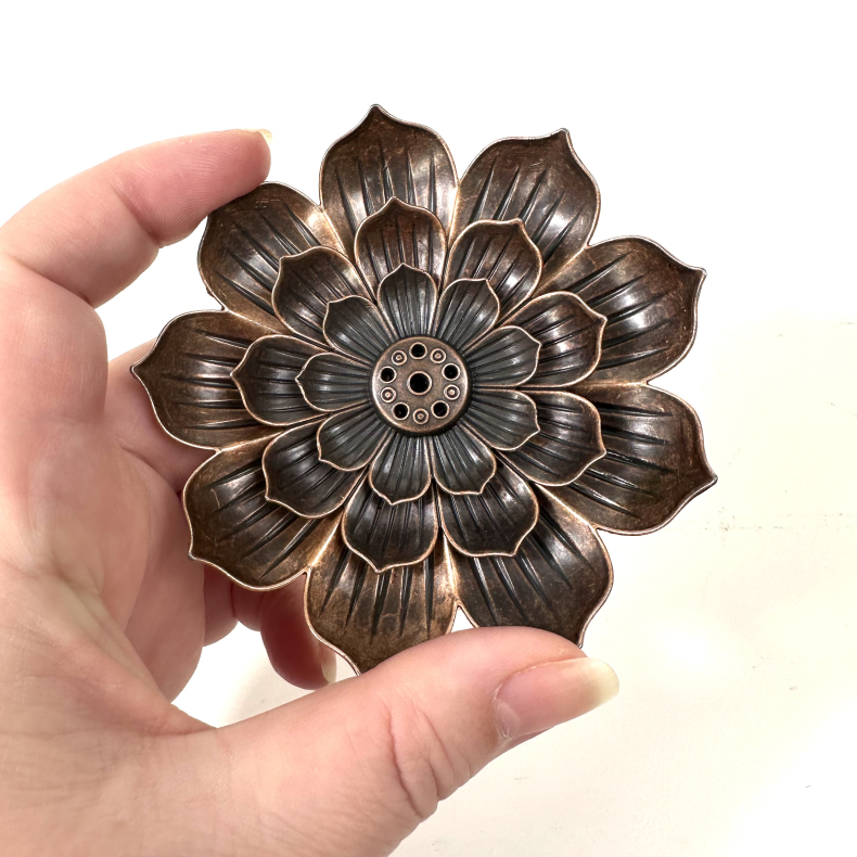 Rgelsesholder blomst i kobber 