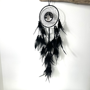 Sort Obsidian i sort dr�mmefanger 