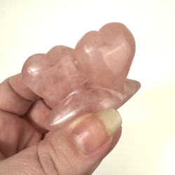 Rosakvarts, dobbelt hjerte 