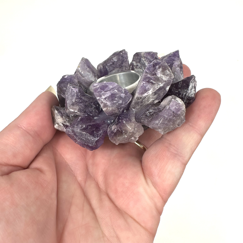 Ametyst lysestage i r 