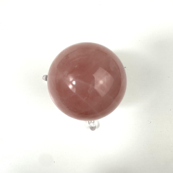 Rosakvarts, kugle, lille 