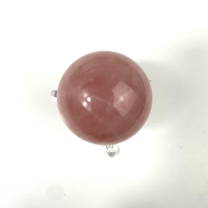 Rosakvarts, kugle, lille 