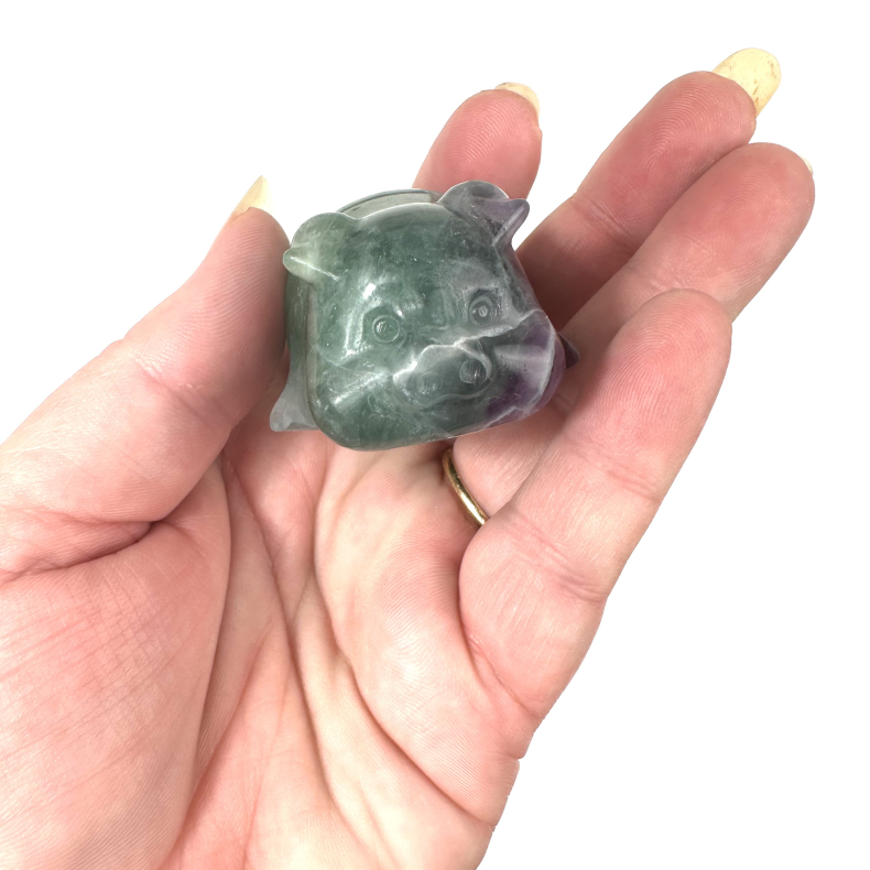 Fluorit, Gris liggende 