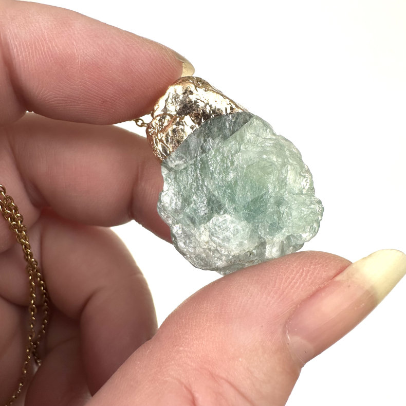 Fluorit vedhng, r med kde 