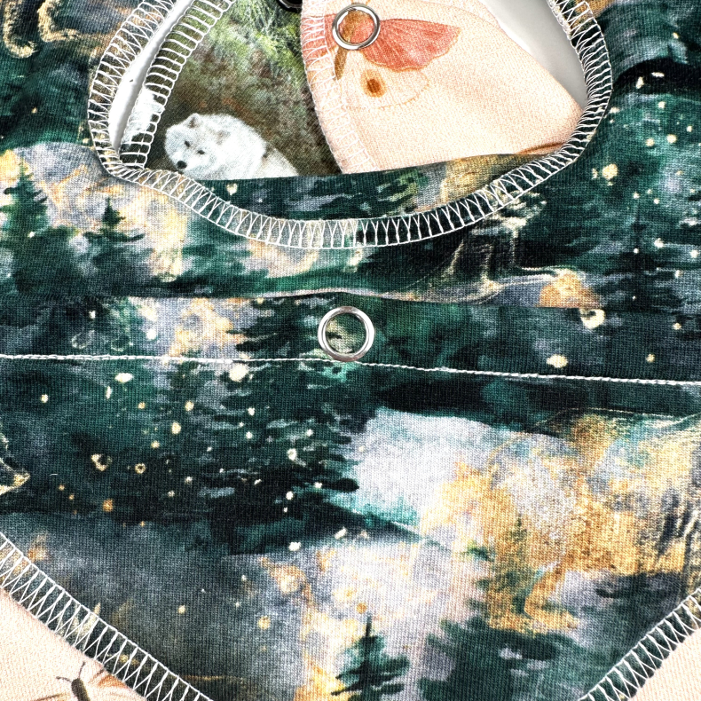 Hagesmk 3 stk. 1 med lomme til sten 