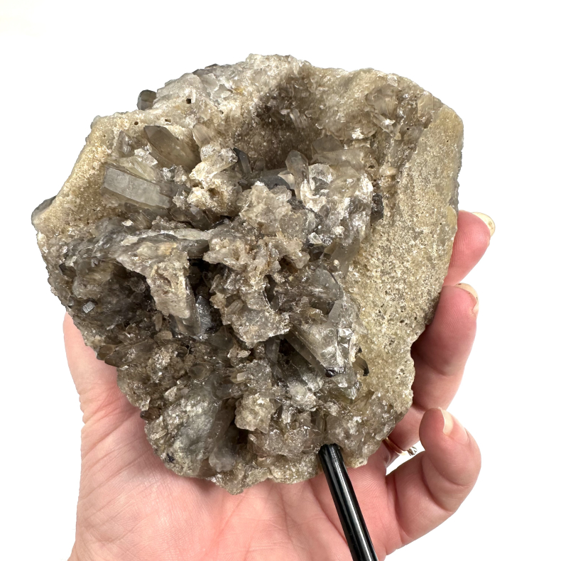 Rgkvarts klynge p stativ A